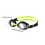 Maxbell Kids Swim Goggles Swim Glasses for Water Sports Outdoor Swimming Accessories Black Green