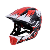 Maxbell Kids Bike Helmet Child Multipurpose Bicycle Helmet for Outdoor Biking Riding Red White Black