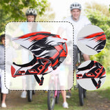 Maxbell Kids Bike Helmet Child Multipurpose Bicycle Helmet for Outdoor Biking Riding Red White Black