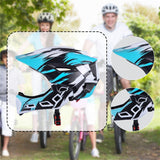 Maxbell Kids Bike Helmet Child Multipurpose Bicycle Helmet for Outdoor Biking Riding Blue White Black