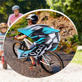 Maxbell Kids Bike Helmet Child Multipurpose Bicycle Helmet for Outdoor Biking Riding Blue White Black