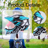 Maxbell Kids Bike Helmet Child Multipurpose Bicycle Helmet for Outdoor Biking Riding Blue White Black