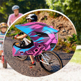 Maxbell Kids Bike Helmet Child Multipurpose Bicycle Helmet for Outdoor Biking Riding Pink Blue
