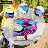 Maxbell Kids Bike Helmet Child Multipurpose Bicycle Helmet for Outdoor Biking Riding Pink Blue