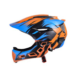 Maxbell Kids Bike Helmet Child Multipurpose Bicycle Helmet for Outdoor Biking Riding Orange Blue Black