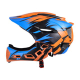 Maxbell Kids Bike Helmet Child Multipurpose Bicycle Helmet for Outdoor Biking Riding Orange Blue Black