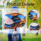 Maxbell Kids Bike Helmet Child Multipurpose Bicycle Helmet for Outdoor Biking Riding Orange Blue Black