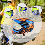 Maxbell Kids Bike Helmet Child Multipurpose Bicycle Helmet for Outdoor Biking Riding Orange Blue Black