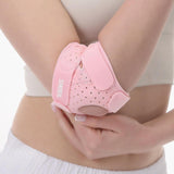 Maxbell Elbow Brace Breathable for Men Women Elbow Pad for Workout Kickboxing Sports Pink