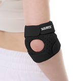 Maxbell Elbow Brace Breathable for Men Women Elbow Pad for Workout Kickboxing Sports Black