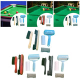 Maxbell Pool Table Brush Set Soft Bristle Easy to Use Billiard Table Surface Cleaner Wood