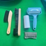 Maxbell Pool Table Brush Set Soft Bristle Easy to Use Billiard Table Surface Cleaner Wood