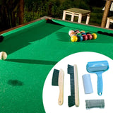 Maxbell Pool Table Brush Set Soft Bristle Easy to Use Billiard Table Surface Cleaner Wood