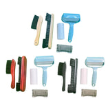 Maxbell Pool Table Brush Set Soft Bristle Easy to Use Billiard Table Surface Cleaner Wood