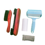 Maxbell Pool Table Brush Set Soft Bristle Easy to Use Billiard Table Surface Cleaner Red