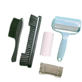 Maxbell Pool Table Brush Set Soft Bristle Easy to Use Billiard Table Surface Cleaner Black