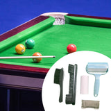 Maxbell Pool Table Brush Set Soft Bristle Easy to Use Billiard Table Surface Cleaner Black