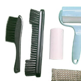Maxbell Pool Table Brush Set Soft Bristle Easy to Use Billiard Table Surface Cleaner Black