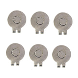 Maxbell 6 Pieces Magnetic Golf Hat Clips Accessories Gift Golf Training Professional Smooth Surface