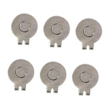 Maxbell 6 Pieces Magnetic Golf Hat Clips Accessories Gift Golf Training Professional Smooth Surface