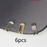 Maxbell 6 Pieces Magnetic Golf Hat Clips Accessories Gift Golf Training Professional Smooth Surface