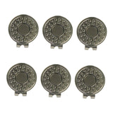 Maxbell 6 Pieces Magnetic Golf Hat Clips Accessories Gift Golf Training Professional With Dots