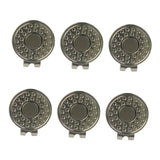 Maxbell 6 Pieces Magnetic Golf Hat Clips Accessories Gift Golf Training Professional With Dots