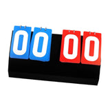 Maxbell Multi Sports Scoreboard 4 digits Table Score Flipper for Basketball Baseball