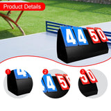 Maxbell Multi Sports Scoreboard 4 digits Table Score Flipper for Basketball Baseball