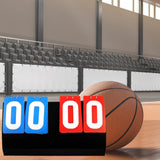 Maxbell Multi Sports Scoreboard 4 digits Table Score Flipper for Basketball Baseball