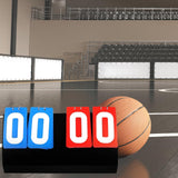 Maxbell Multi Sports Scoreboard 4 digits Table Score Flipper for Basketball Baseball