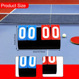 Maxbell Multi Sports Scoreboard 4 digits Table Score Flipper for Basketball Baseball