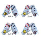 Maxbell Golf Gloves for Women Breathable Strong Grip Professional Half Finger Gloves 18