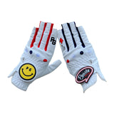 Maxbell Golf Gloves for Women Breathable Strong Grip Professional Half Finger Gloves 19