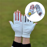 Maxbell Golf Gloves for Women Breathable Strong Grip Professional Half Finger Gloves 20