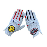 Maxbell Golf Gloves for Women Breathable Strong Grip Professional Half Finger Gloves 21