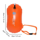Maxbell Swimming Buoy Float Inflatable 8 kg Buoyancy for Open Water Swimmers Orange