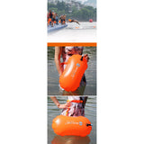 Maxbell Swimming Buoy Float Inflatable 8 kg Buoyancy for Open Water Swimmers Orange