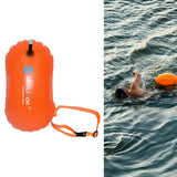 Maxbell Swimming Buoy Float Inflatable 8 kg Buoyancy for Open Water Swimmers Orange