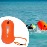 Maxbell Swimming Buoy Float Inflatable 8 kg Buoyancy for Open Water Swimmers Orange