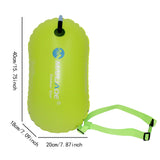 Maxbell Swimming Buoy Float Inflatable 8 kg Buoyancy for Open Water Swimmers Yellow