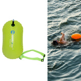 Maxbell Swimming Buoy Float Inflatable 8 kg Buoyancy for Open Water Swimmers Yellow