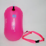 Maxbell Swimming Buoy Float Inflatable 8 kg Buoyancy for Open Water Swimmers Pink