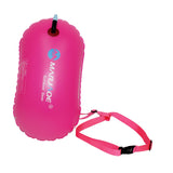 Maxbell Swimming Buoy Float Inflatable 8 kg Buoyancy for Open Water Swimmers Pink
