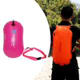Maxbell Swimming Buoy Float Inflatable 8 kg Buoyancy for Open Water Swimmers Pink