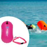 Maxbell Swimming Buoy Float Inflatable 8 kg Buoyancy for Open Water Swimmers Pink
