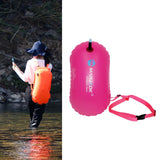 Maxbell Swimming Buoy Float Inflatable 8 kg Buoyancy for Open Water Swimmers Pink