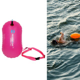 Maxbell Swimming Buoy Float Inflatable 8 kg Buoyancy for Open Water Swimmers Pink