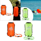 Maxbell Swim Buoy with Handle Waterproof Swim Bag for Fishing Kayaking Swim Training Orange