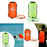 Maxbell Swim Buoy with Handle Waterproof Swim Bag for Fishing Kayaking Swim Training Orange